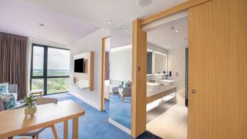 In-room safe, blackout curtains, iron/ironing board, free WiFi