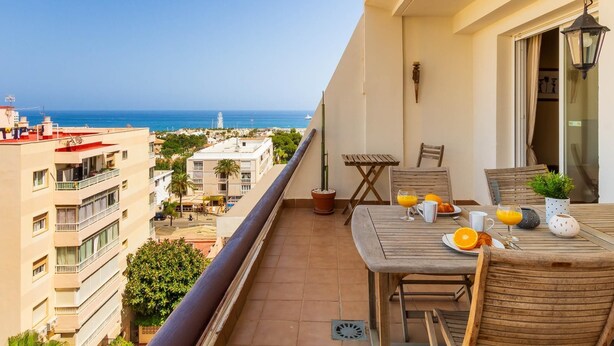 Outdoor dining - Marysol 32 - Penthouse in Benalmádena with swimming pool, 2 terraces, garage (Benalmádena)