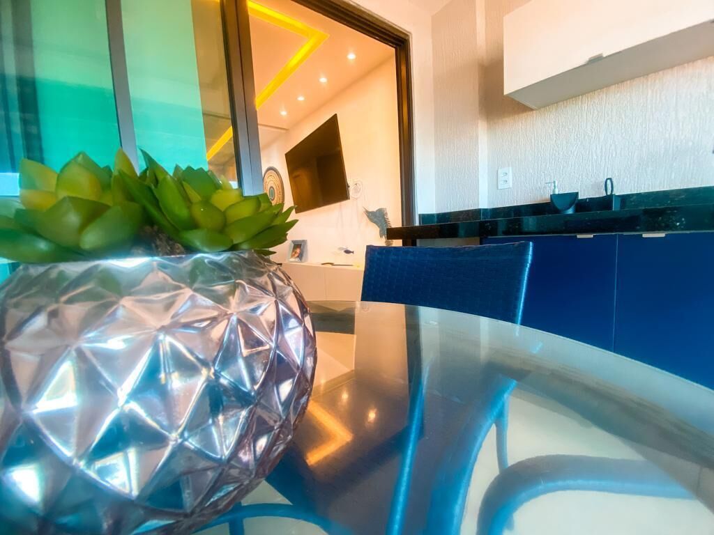 Estúdio conforto, vista para o mar | Varanda coberta