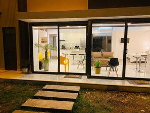 Fassade der Unterkunft