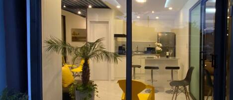 Fassade der Unterkunft