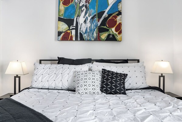1 habitación, tabla de planchar con plancha, wifi y ropa de cama 