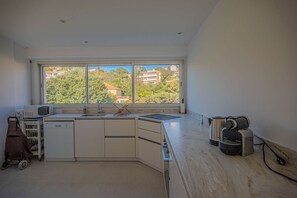 Fridge, microwave, oven, dishwasher - SEA VIEW APARTMENT 2 BEDROOMS - WALK TO THE CITY CENTER AND THE SEA (STE MAXIME)