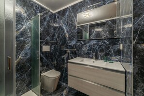 Shower, hair dryer