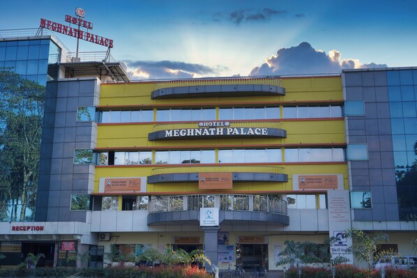 A multi-story hotel named "Hotel Meghnath Palace" with a reception area at the ground level. - Hotel Meghnath Palace (Jalpaiguri)