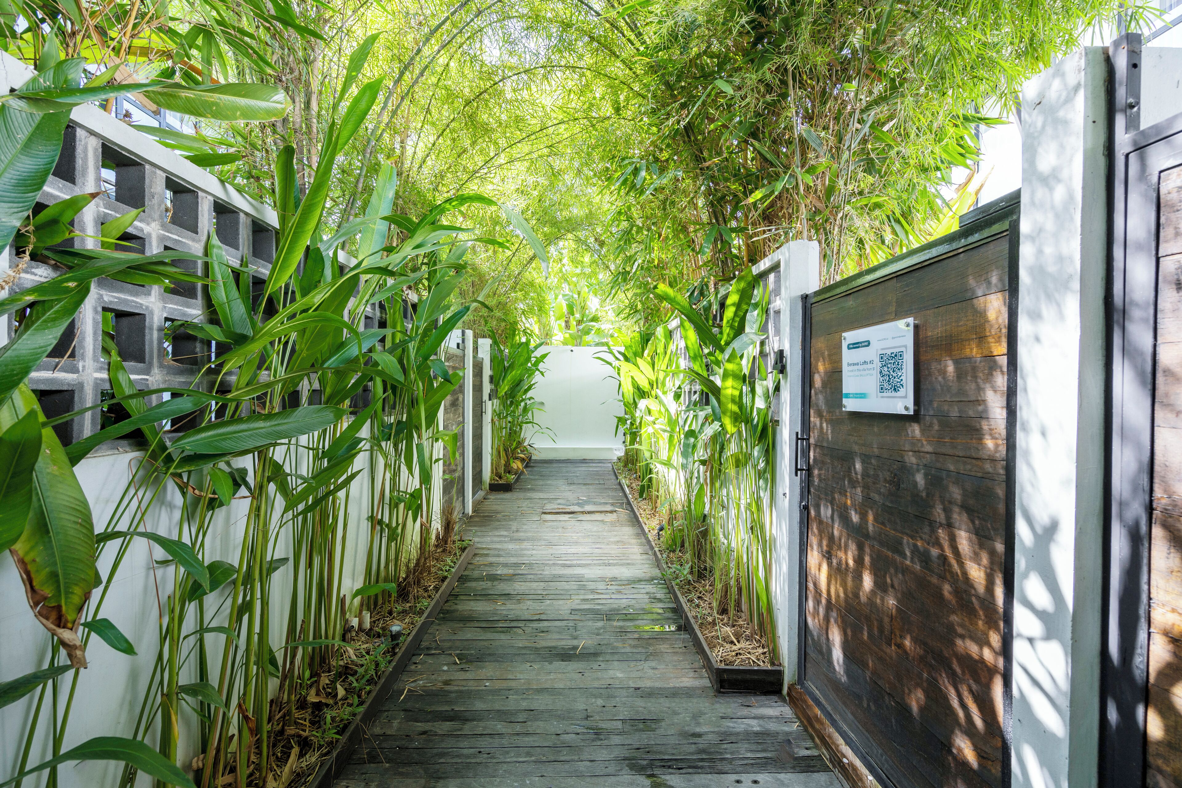 Entrada de la propiedad