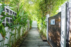 Entrada de la propiedad