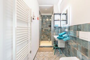 Bathroom - Die Ferienwohnung "berthas Gröön Stuuv" in Garding für bis zu 2 Personen (Garding)