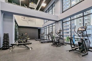 Fitness facility - w* | Charming 1BR w/ Terrace in San Francisco (Panamá)