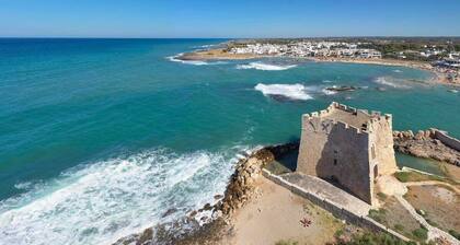 Detached apartment overlooking beach and sea 2 steps from center.
