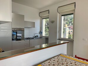 Kühlschrank, Ofen, Herdplatte, Geschirrspüler