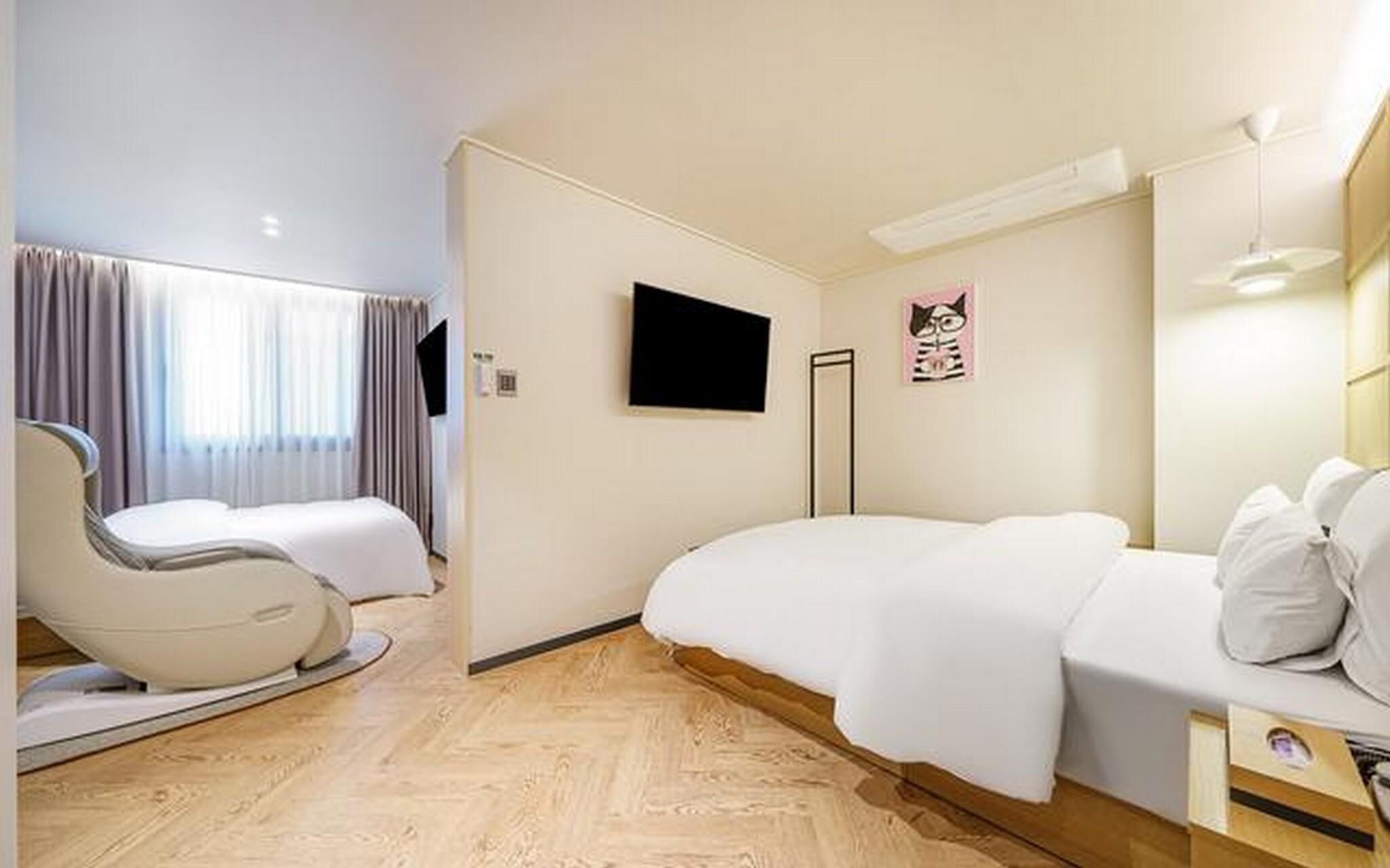 Signatur-værelse med 2 enkeltsenge | Gratis Wi-Fi