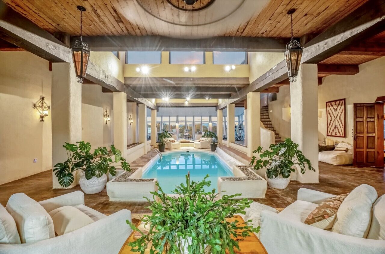 Indoor pool, a heated pool