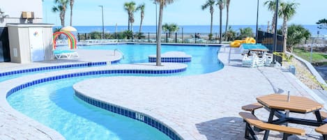 Indoor pool, a heated pool