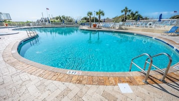 Indoor pool, a heated pool