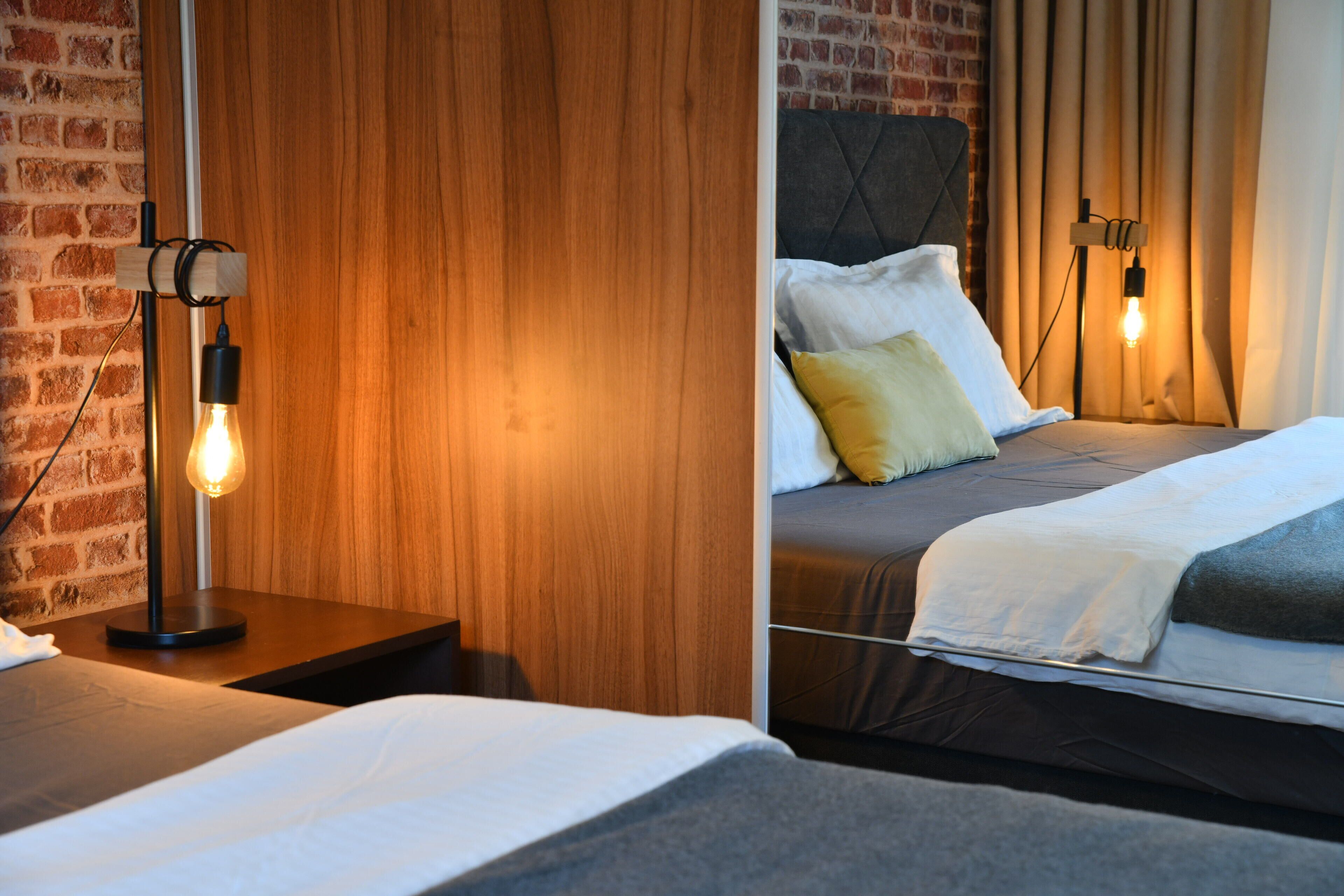 2 slaapkamers, een strijkplank/strijkijzer, wifi, beddengoed