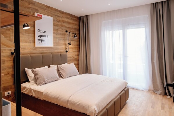 1 bedroom, iron/ironing board, WiFi, bed sheets - Comfortable Apartment at CITY QUART (Podgorica)