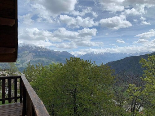 Chalet confortable 8 pers. avec jardin et balcon, WIFI