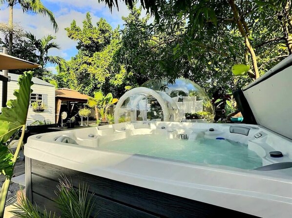 House, 4 Bedrooms, Patio | Property grounds - Oasis Style jacuzzi Glamping Gym Parking Bbq Ice Plunge (Miami)