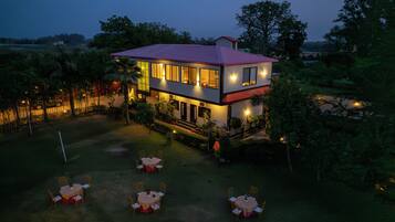 Front of property – evening/night