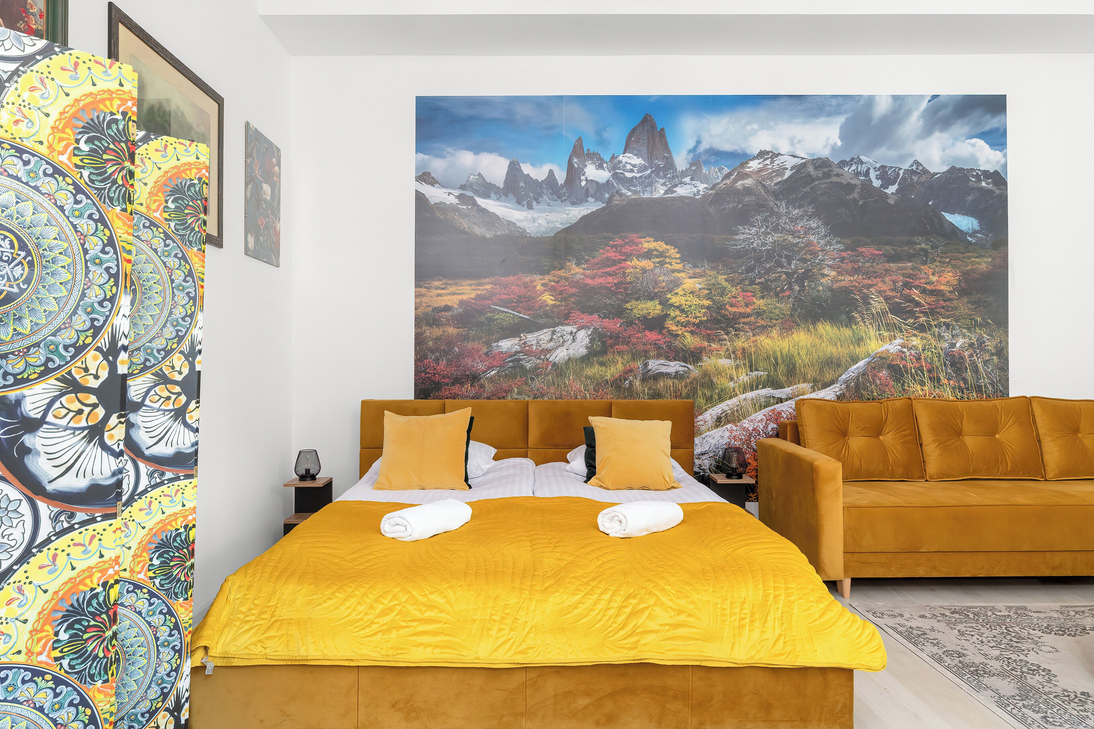 Apartemen, 1 kamar tidur, dapur | 1 kamar tidur, didekorasi berbeda-beda, dan meja kerja