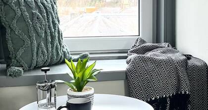 Stylish quiet Galashiels apartment:private parking