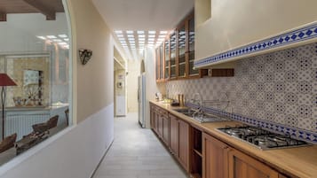 Villa | Private kitchen | Espresso maker, electric kettle