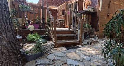 Chalet avec jacuzzi a partir de juin jusqu'Ă septembre