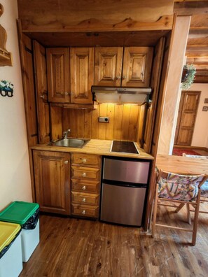 Fridge, microwave, coffee/tea maker, toaster - Studio with fireplace Cosmos 3 Vall de Boí (Caldes de Boi)
