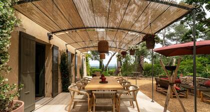 Provencal villa 200m2 fully air-conditioned swimming pool with beautiful view of Ventoux