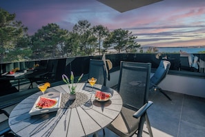 Comfort Apartment, Sea View | Terrace/patio - Apartments Fil Cosic (Vir)