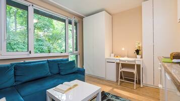 Classic Apartment, Park View | 1 bedroom, blackout curtains, iron/ironing board, free WiFi