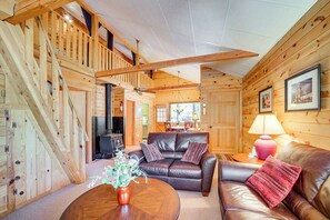 House (1 Bedroom) | Interior - Hike & Atv: Secluded Happy Jack Cabin w/ Deck (Happy Jack)