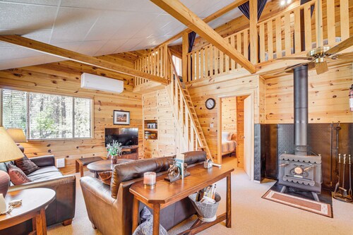 Hike & Atv: Secluded Happy Jack Cabin w/ Deck