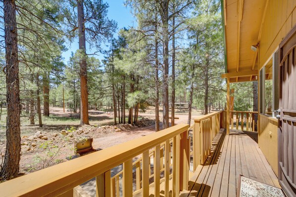 House (1 Bedroom) | Interior - Hike & Atv: Secluded Happy Jack Cabin w/ Deck (Happy Jack)