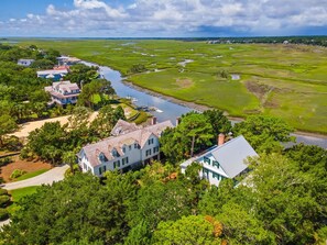 House, Multiple Bedrooms | Exterior - Eclectic Creek Front Retreat 8 Bedroom Home by Peace Vacations (Georgetown)