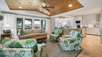 Condo, 4 Bedrooms | Living area