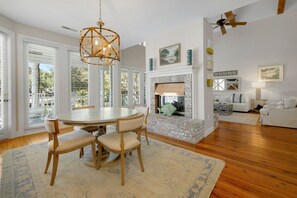 House, 3 Bedrooms | Dining - Serene Golf Course Retreat Nestled In The Heart Of Debordieu 3 Bedroom Home by Peace Vacations (Georgetown)
