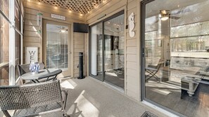 Condo, 2 chambres | Terrain de l’hébergement 