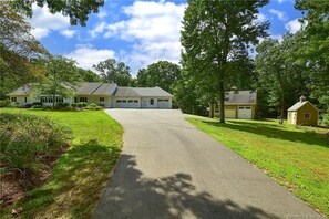 Exterior - CT Ranch Home Retreat on 120 Acres (Willington)