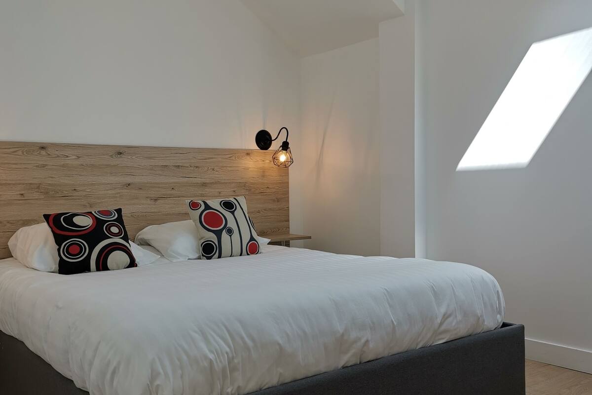 1 chambre, draps en coton égyptien, literie de qualité supérieure