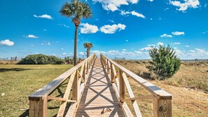 Property grounds - Just Beyond The Dune's Waters Edge Is A Cozy Ocean View Villa 3 Bedroom Villa by Peace Vacations (Georgetown)