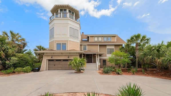 House, Multiple Bedrooms | Exterior - Huge Oceanfront Home With Full Golf Membership 8 Bedroom Home by Peace Vacations (Georgetown)