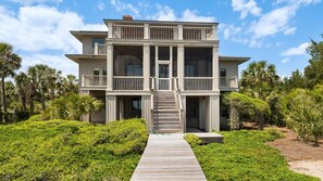 House, Multiple Bedrooms | Exterior - Inviting Vacation Home Directly On Beach 7 Bedroom Home by Peace Vacations (Georgetown)