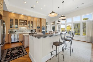 House, 6 Bedrooms | Private kitchen | Fridge, oven, coffee/tea maker, toaster - Beach House-paradise With Screened Porches, Decks, Library, And Wifi Sunny Dunes 6 Bedroom Home by Peace Vacations (Georgetown)