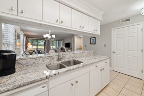 Condo, 2 Bedrooms | Private kitchen | Fridge, coffee/tea maker, toaster - Fore Your Pleasure At Pawleys Plantation 2 Bedroom Condo by Peace Vacations (Pawleys Island)