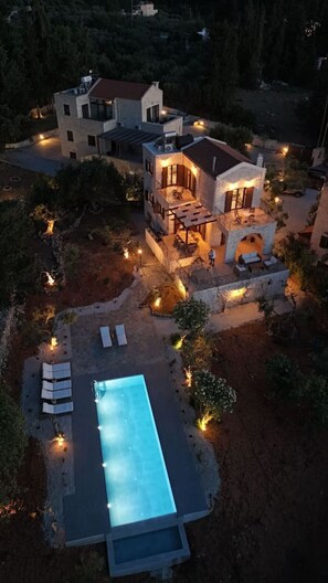 Exterior - Villa The Pines- Jaccuzi - Private Pool - 7 minutes from the beach (Gavalohori)
