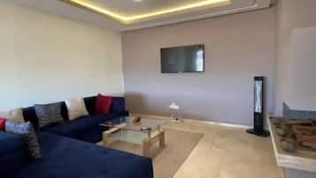 TV connectée, cheminée