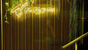 Majoituspaikan sisäänkäynti