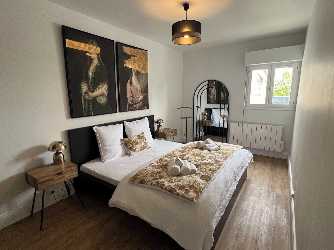 2 chambres, lit parapluie, Wi-Fi, draps fournis